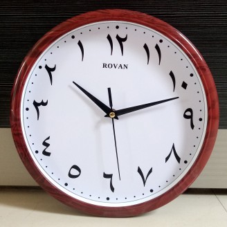 Jam Dinding Tawaf Arabic Jawi CounterClockwise Tawaf128Wood
